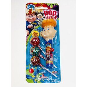 FLIX Candy Garbage Pail Kids GPK Pop Up Chupa Chups Lollipop ADAM BOMB NIP NEW